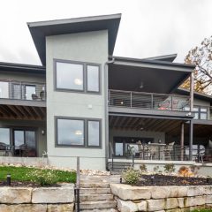 Modern Lake House Exterior