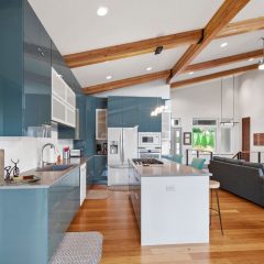 Modern Lake House Contemporary Kitchen