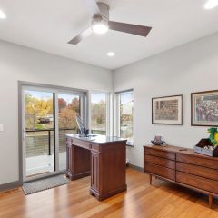 Modern Lake House Office